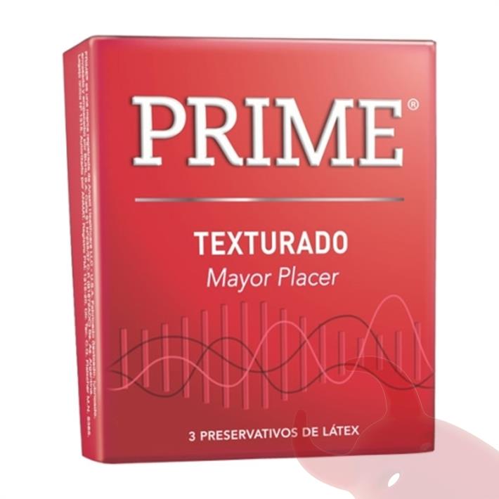  Preservativo Prime Texturado 